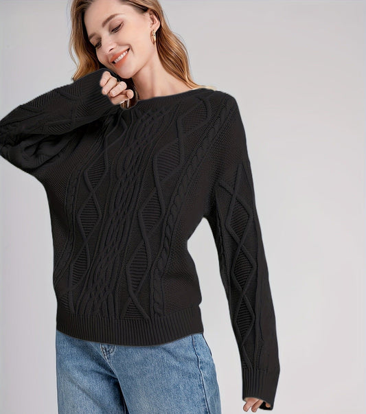 Woolen Cable Knit Sweater