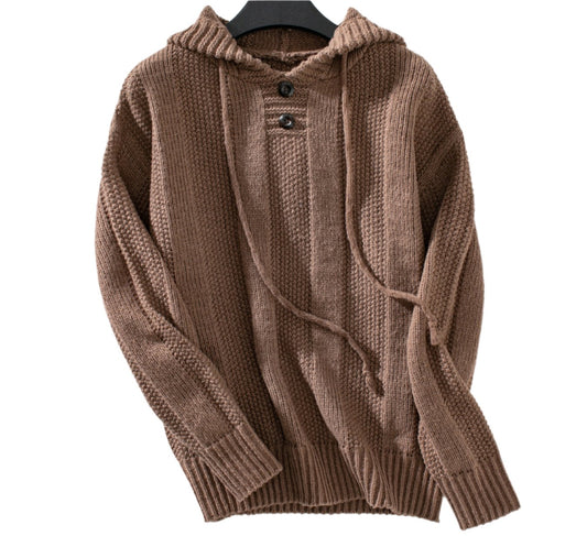 Drawstring Pullover Sweater Hoodie