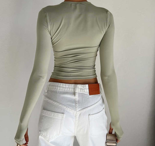 Slim Fit Long Sleeve Top