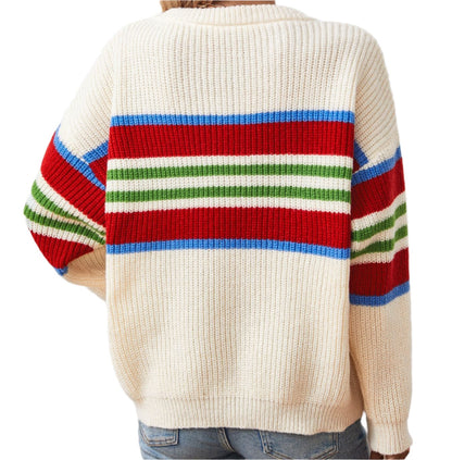 Striped Pullover Sweater