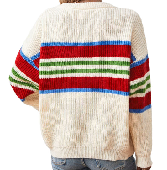Striped Pullover Sweater