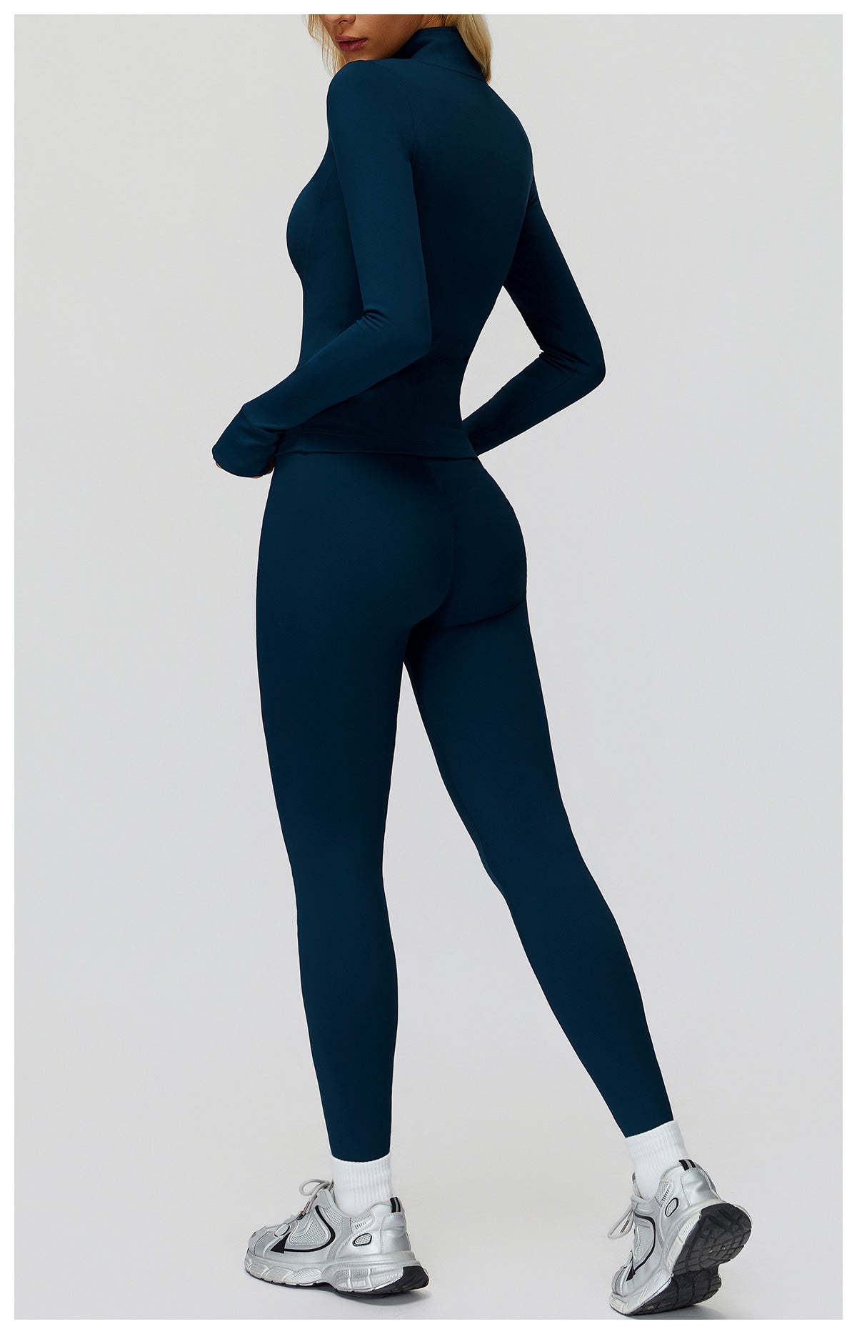 Stand Collar Zipper Windproof Fitness Running Sport Jacket - Tamra.Shop.Social