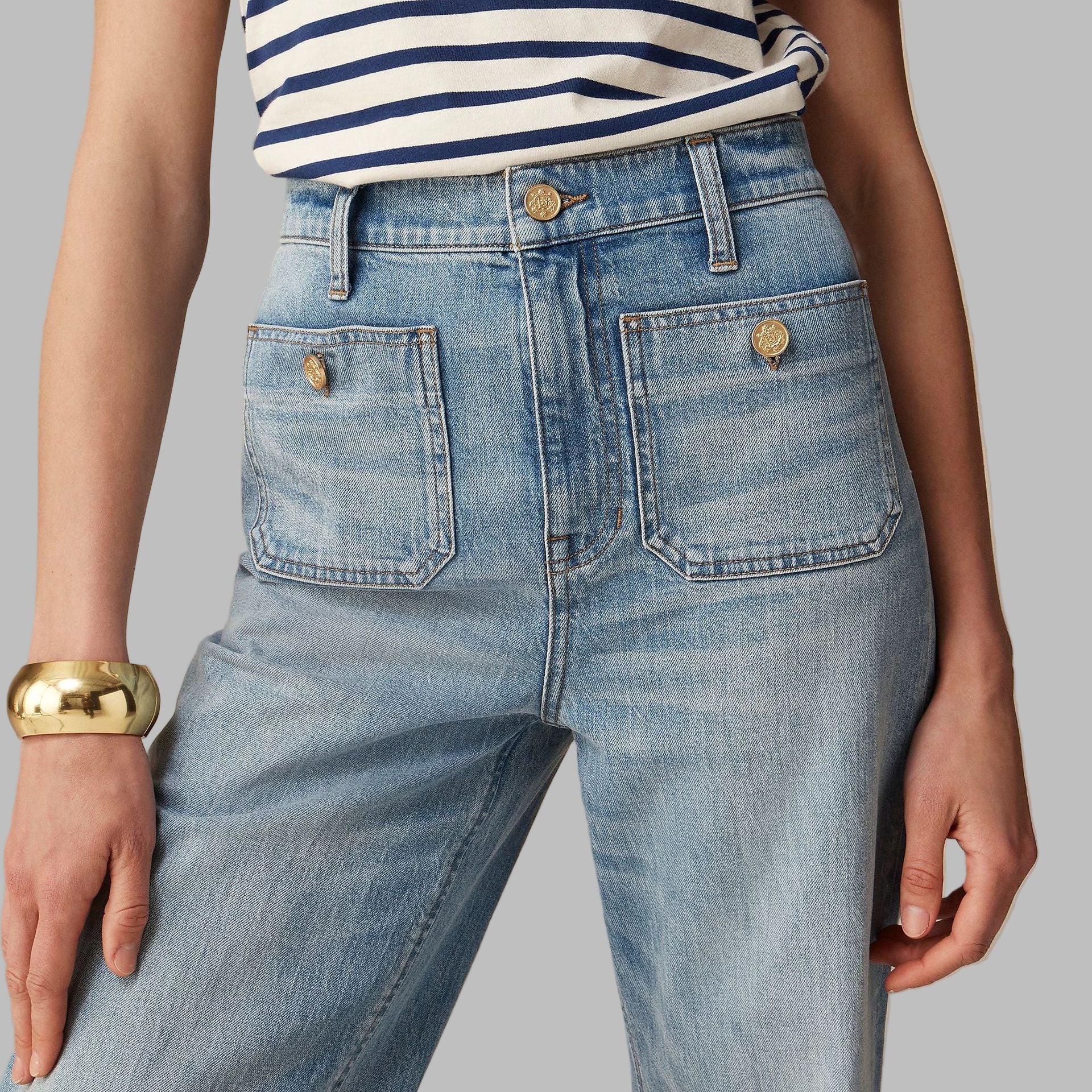 Loose Straight Wide Leg High Waist Jeans