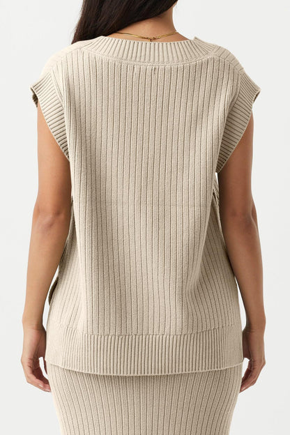 V-neck Sleeveless Vest Top