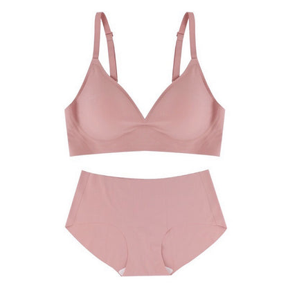 Sexy Push-up Soft Support Seamless Bra Set