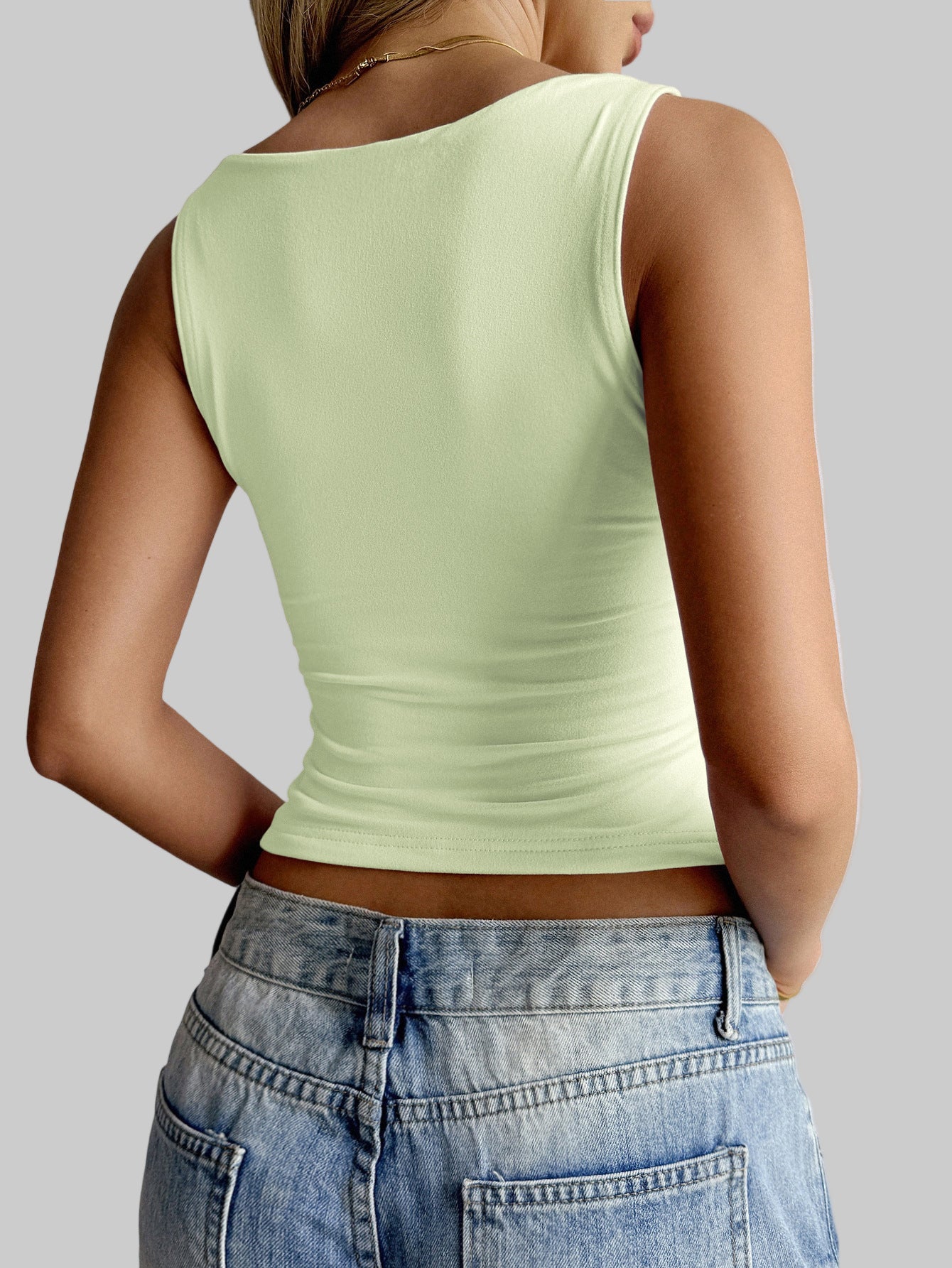 Sexy Solid Color Tank Top