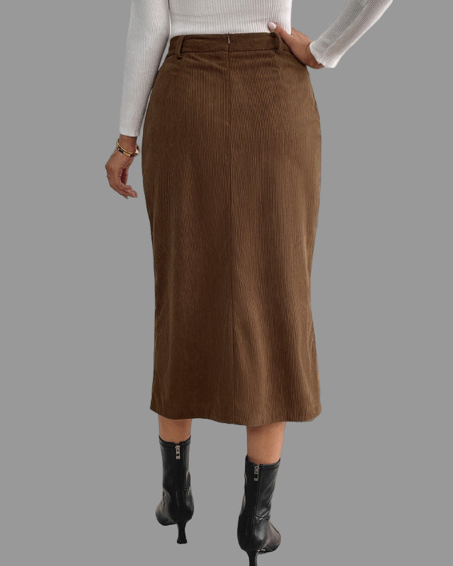 Corduroy Skirt
