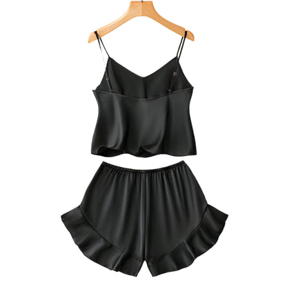 Ruffled Pajamas Set