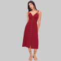 French Elegant V-Neck Dress