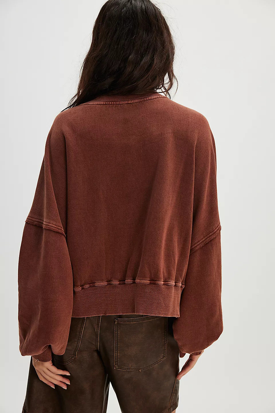 Printing Loose Casual Pullover Sweater