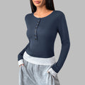 Slim Fit Long Sleeved Top