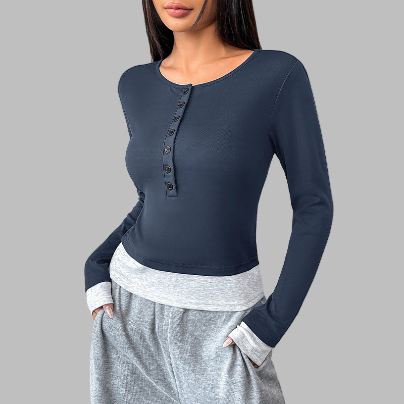 Slim Fit Long Sleeved Top