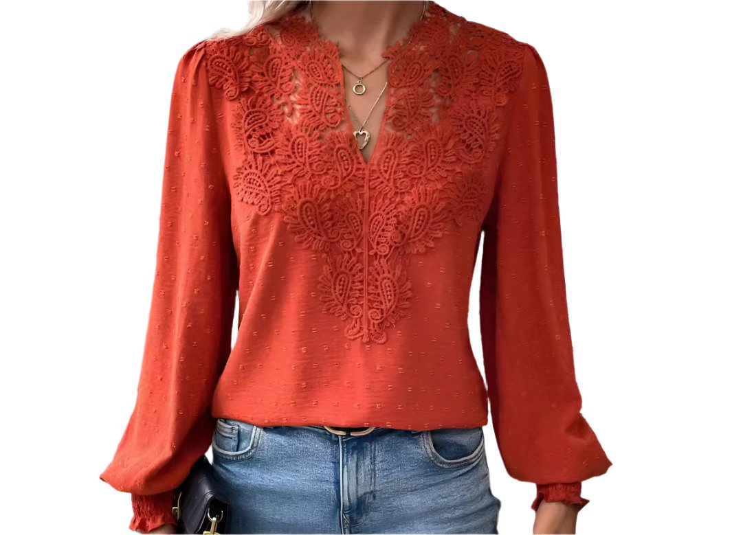 Lace Long Sleeve Top