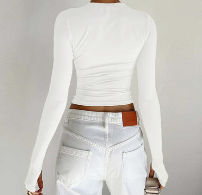 Slim Fit Long Sleeve Top