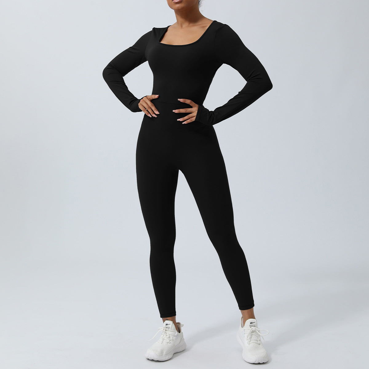 Backless Yoga Hip Lifting One-Piece Fitness Jumpsuit