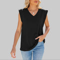 V-neck Short Sleeve Top