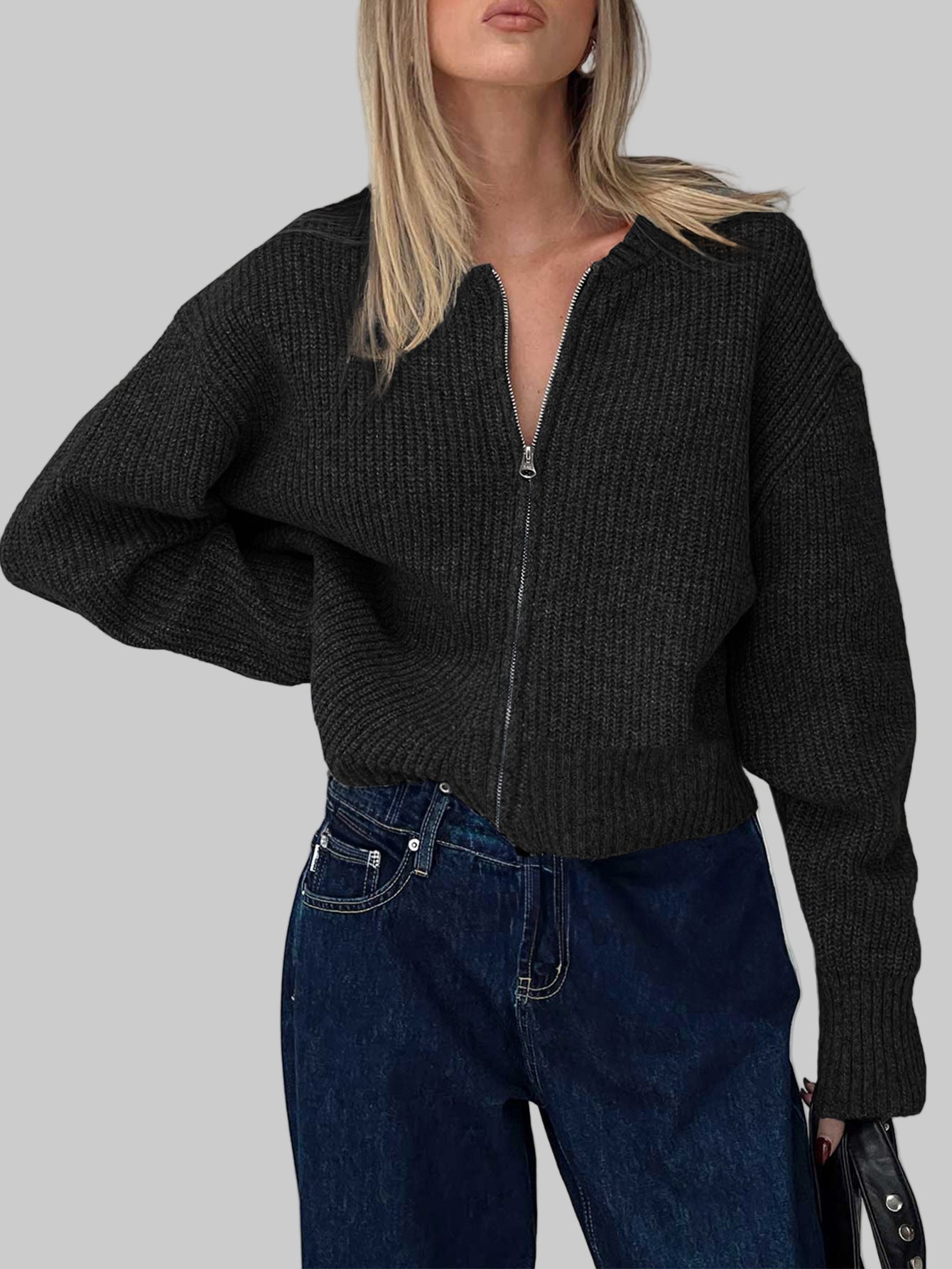 Long Sleeve Woolen Sweater
