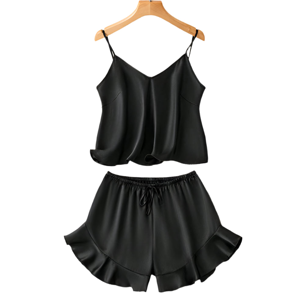 Ruffled Pajamas Set