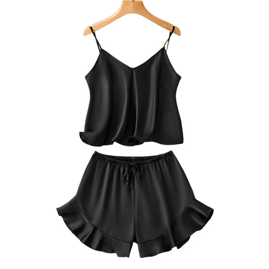 Ruffled Pajamas Set