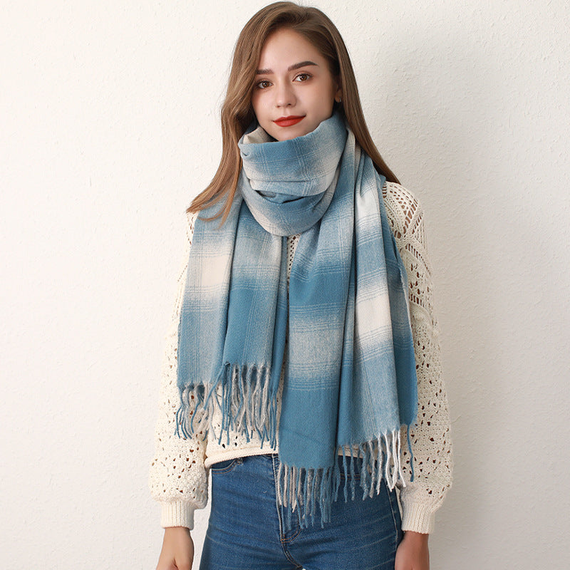 Cashmere Plaid Scarf