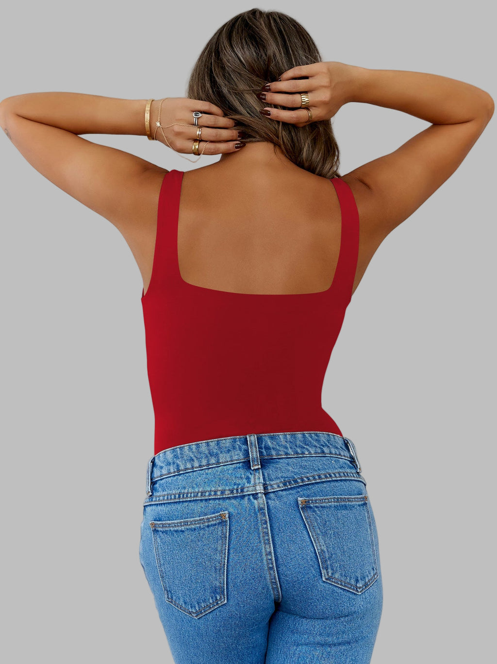 Slim Fit Backless Top