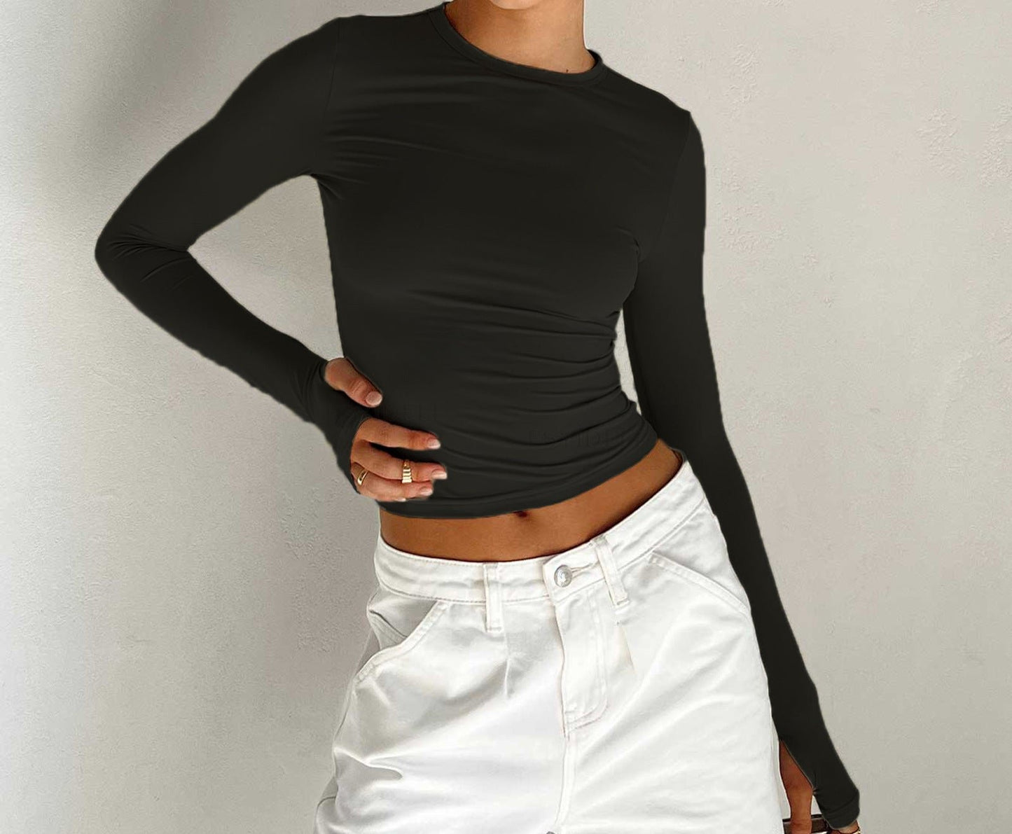 Slim Fit Long Sleeve Top