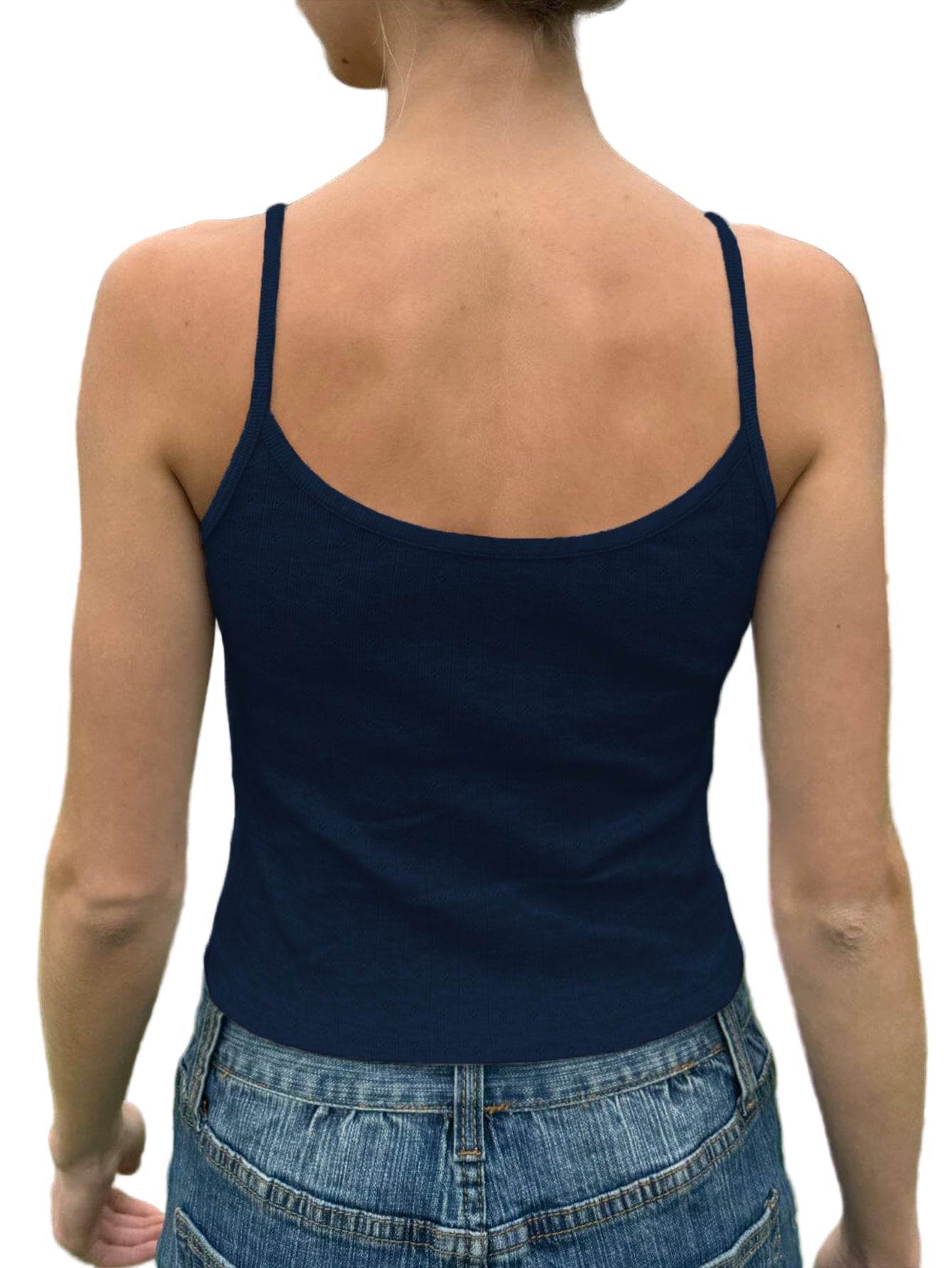 Sexy Slim Fit Bow Knitted Sling Top