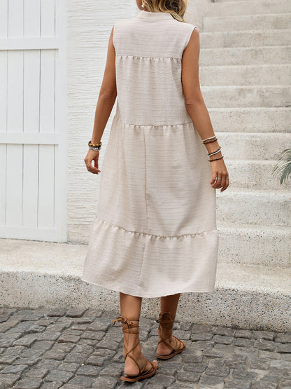 Sleeveless Straight Dress
