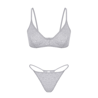Ultra Soft Breathable Underwired Sports Type Bra Set