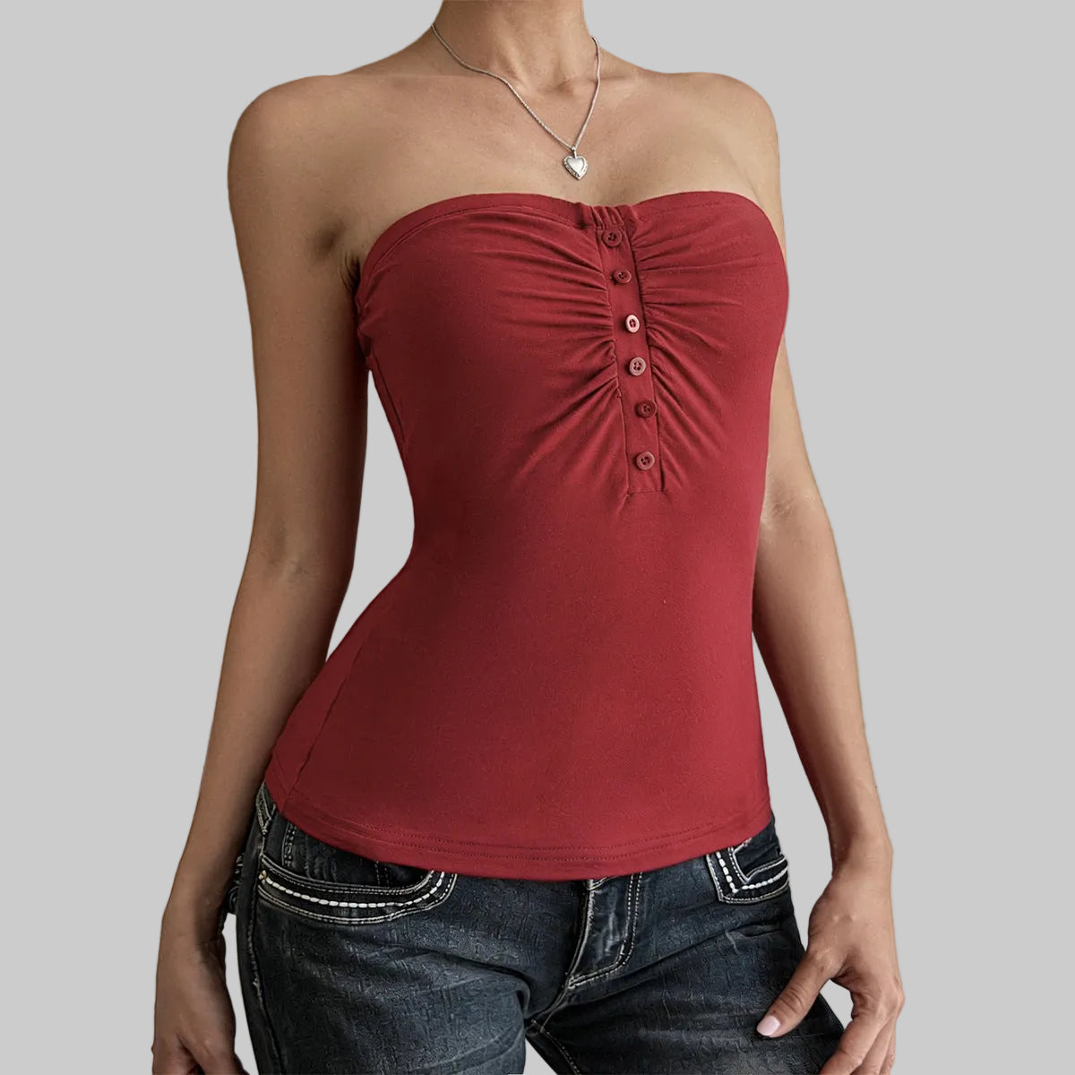 Sexy Tube Top Strapless Wrapped Chest Vest Top - Tamra.Shop.Social