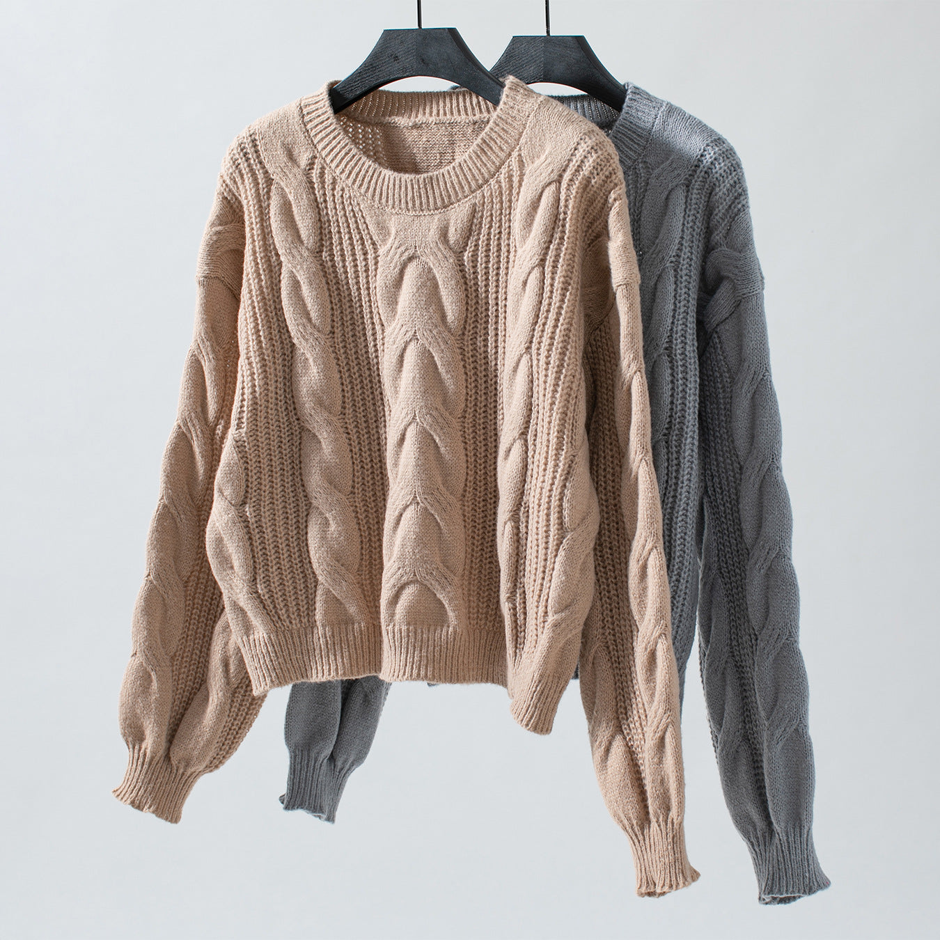 Cable Knit Pullover Sweater