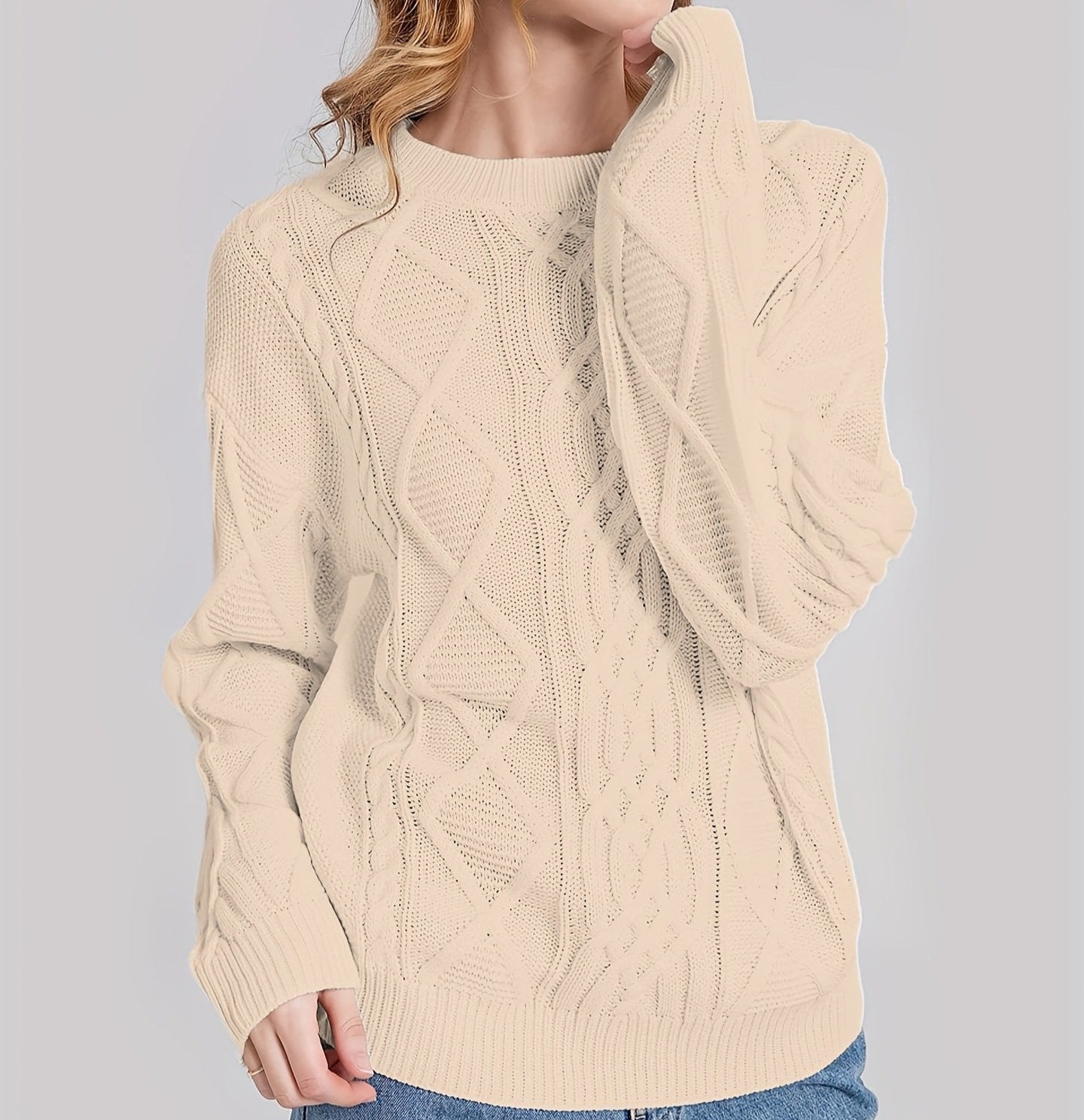 Woolen Cable Knit Sweater