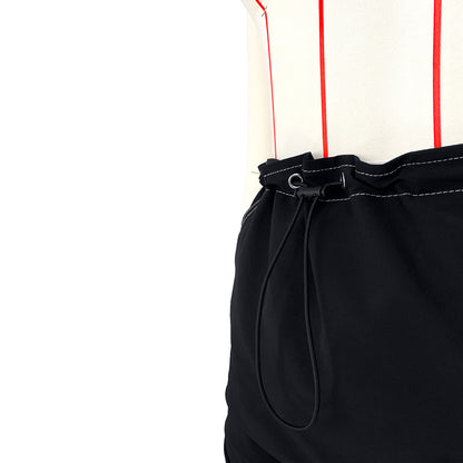 Pleating Fastener Sports Pocket Skirt