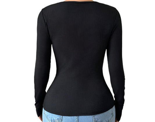 Bow T-shirt Slim Fit Top