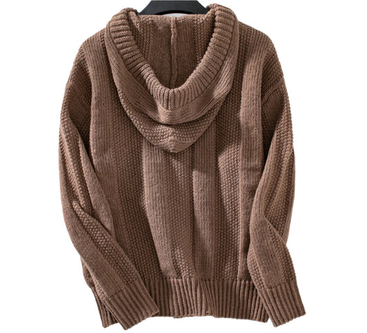 Drawstring Pullover Sweater Hoodie