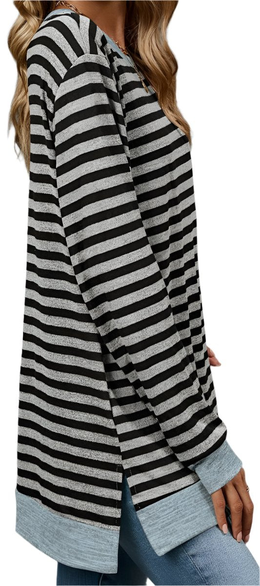 Striped Long Sleeve Top