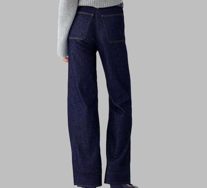Loose Straight Wide Leg High Waist Jeans