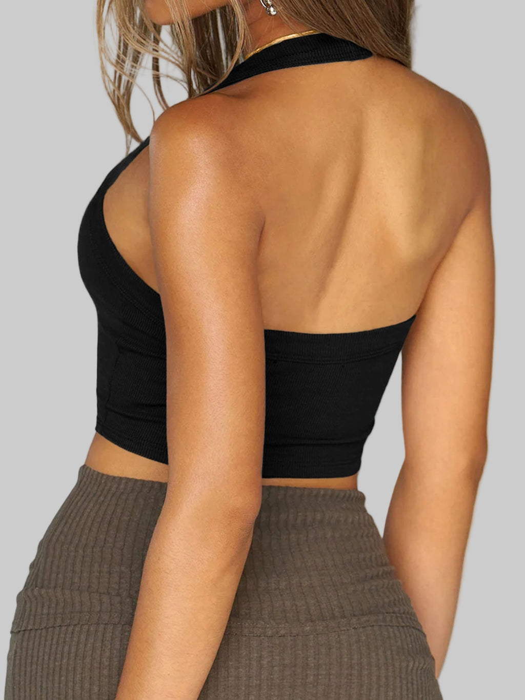 Sports Yoga Halter Crop Top