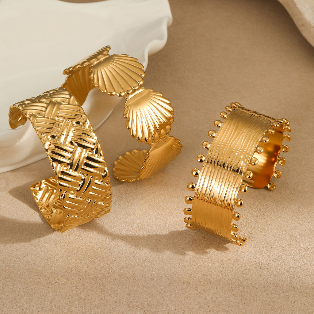French 18K Gold Stainless Steel Non Fading Bracelet