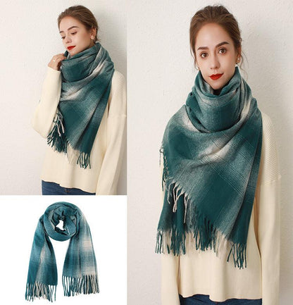 Cashmere Plaid Scarf