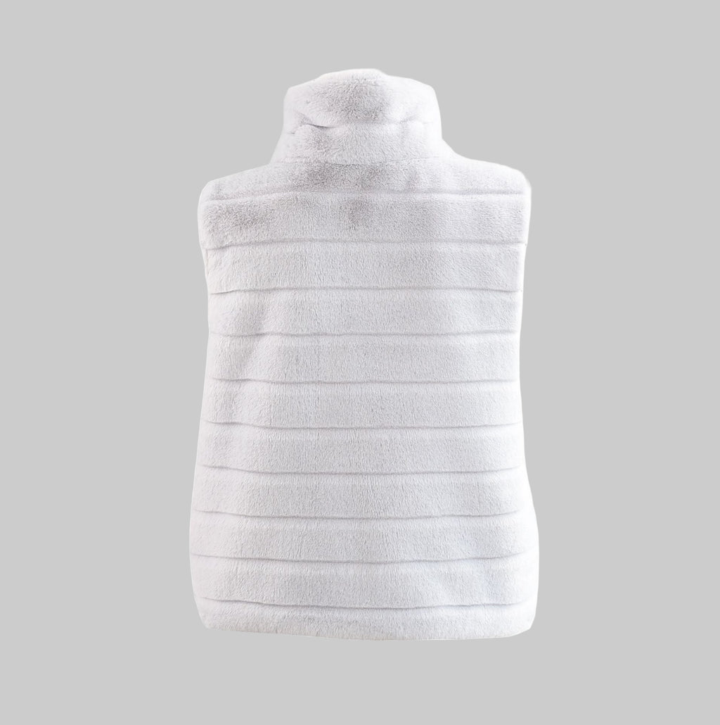Faux Fur Vest Coat