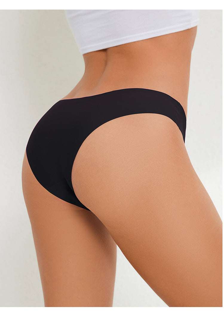 Breathable Quick Drying Silk Low Waist Briefs