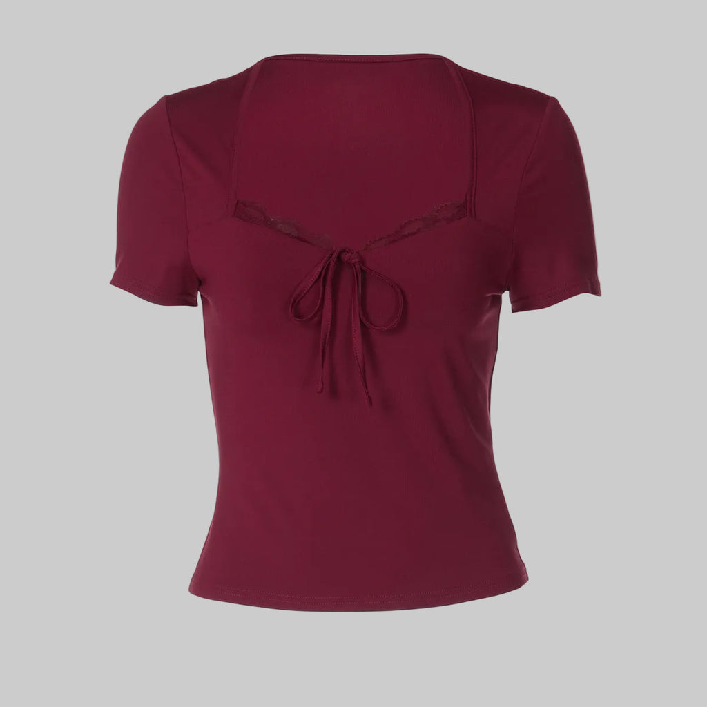 Lace Flounce Trim Camis