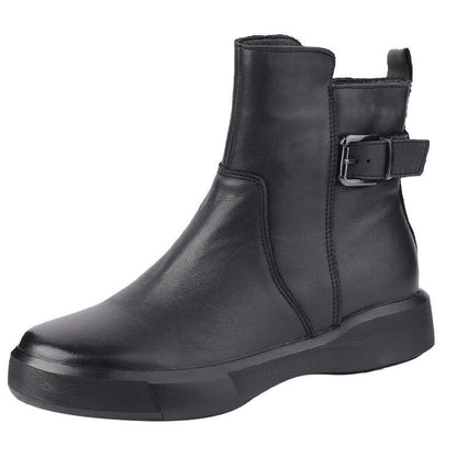 Platform Retro Flat Ankle Boots