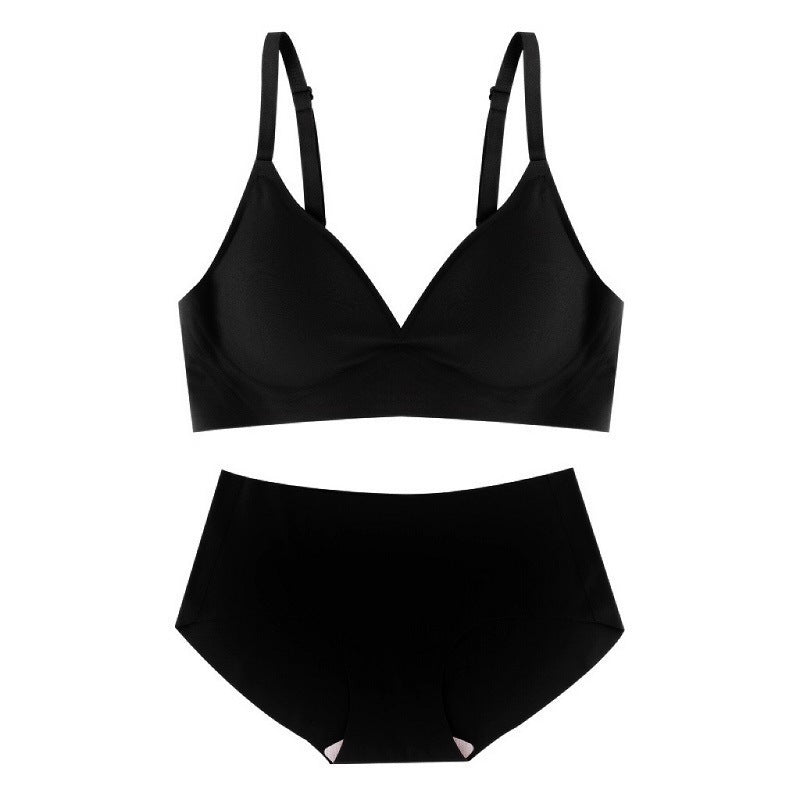 Sexy Push-up Soft Support Seamless Bra Set