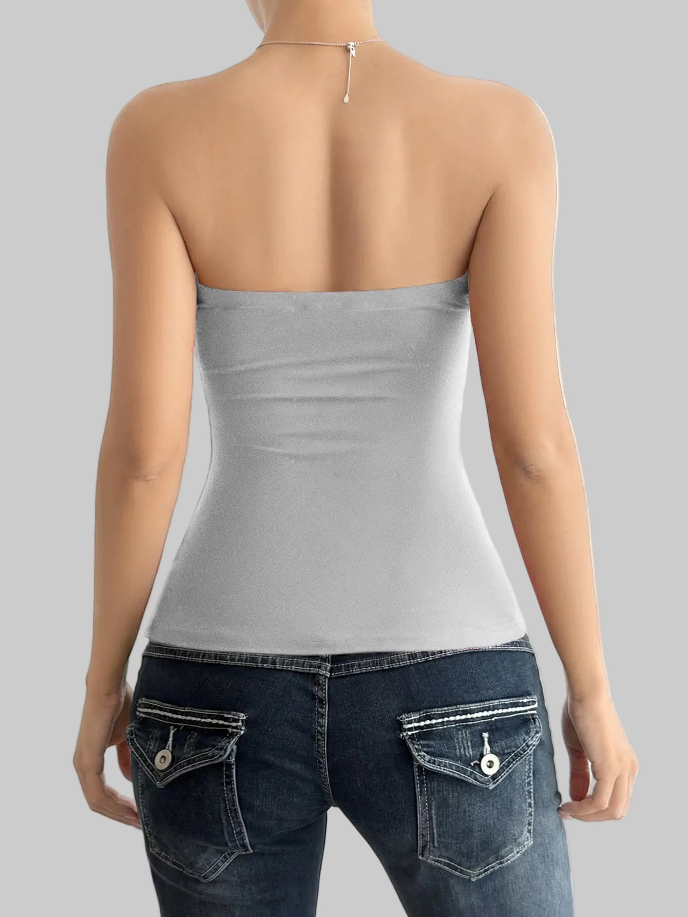 Sexy Tube Top Strapless Wrapped Chest Vest Top - Tamra.Shop.Social