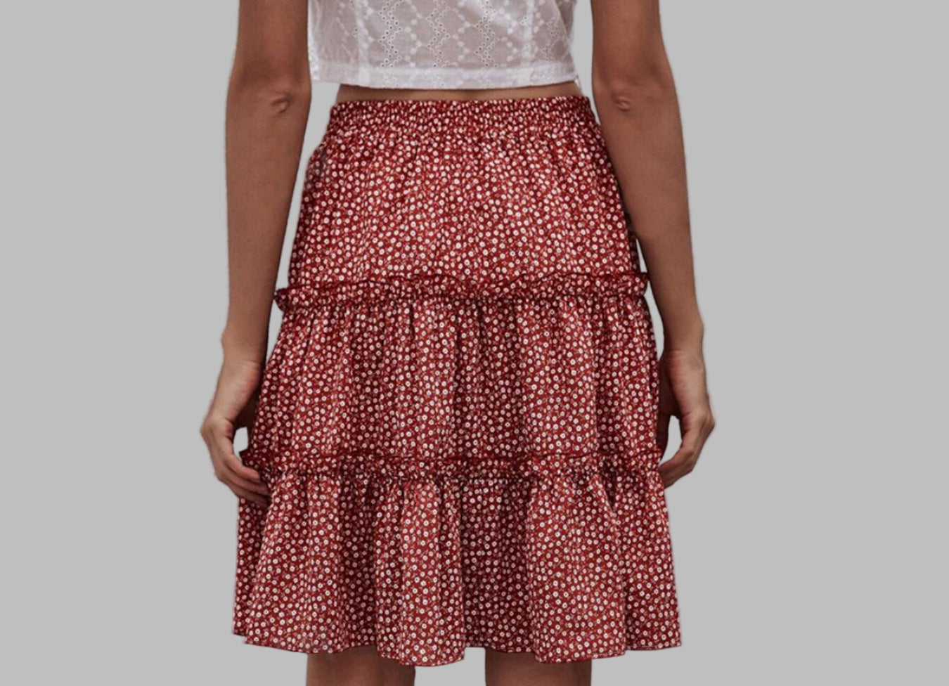 Floral Lace Skirt