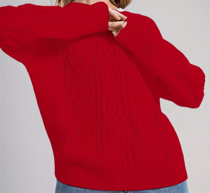 Woolen Cable Knit Sweater