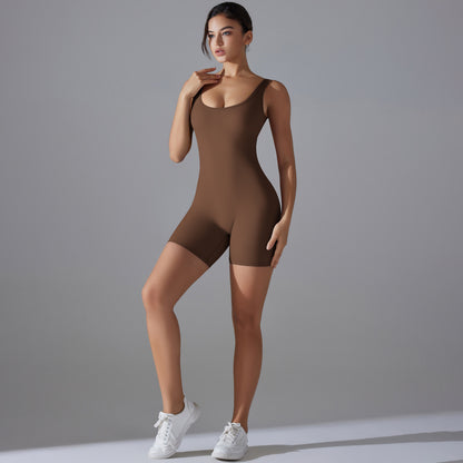 Sexy V-Shaped Back Romper