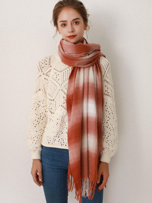 Cashmere Plaid Scarf
